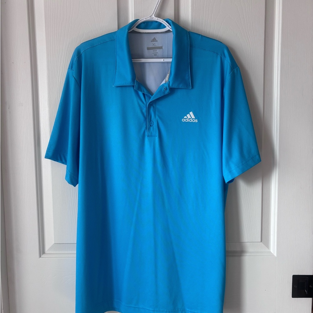 Adidas Men's Vibrant Blue Golf Polo